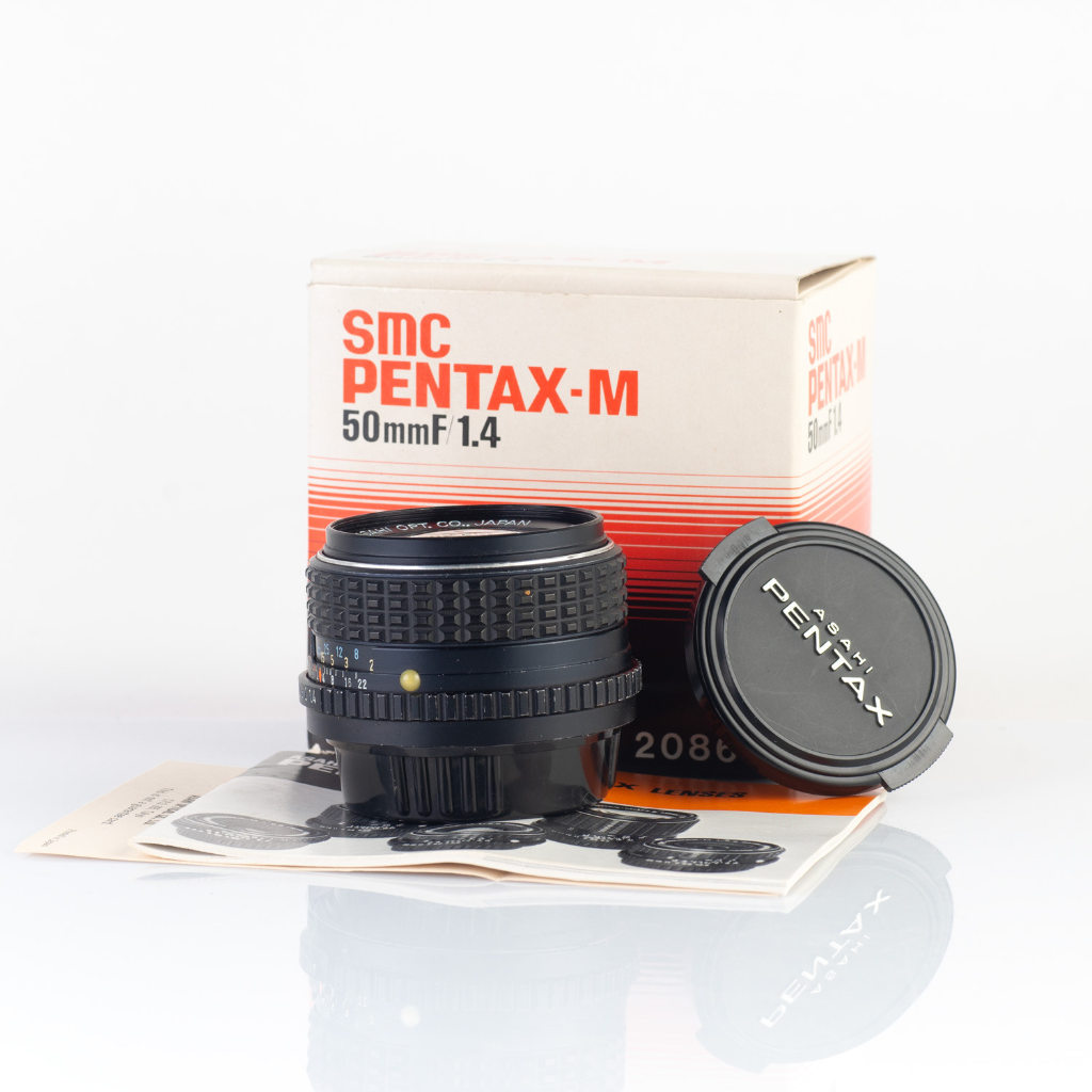 Objectif photo 50mm vintage SMC Pentax-M